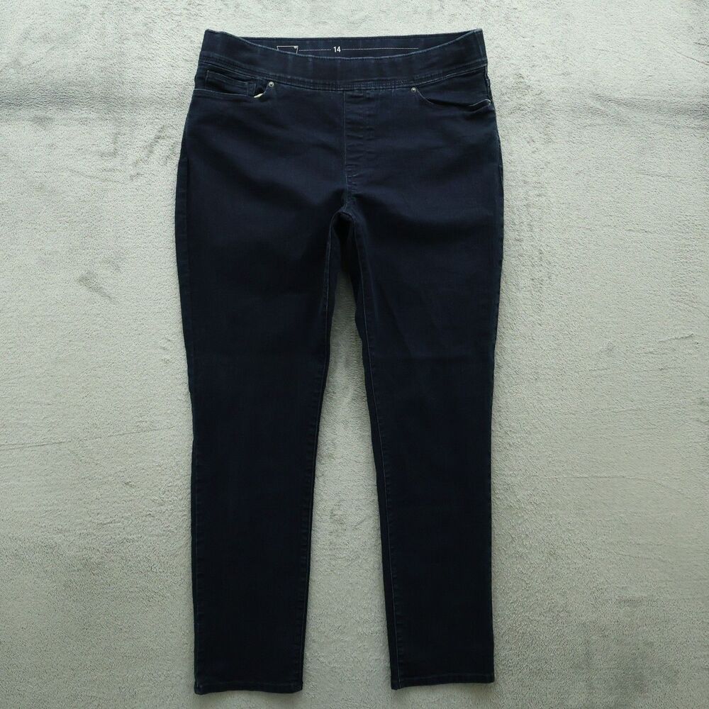 Levi's  Pull On Jeans Women's Size 14M Blue High-Rise Straight Denim 30" Inseam
